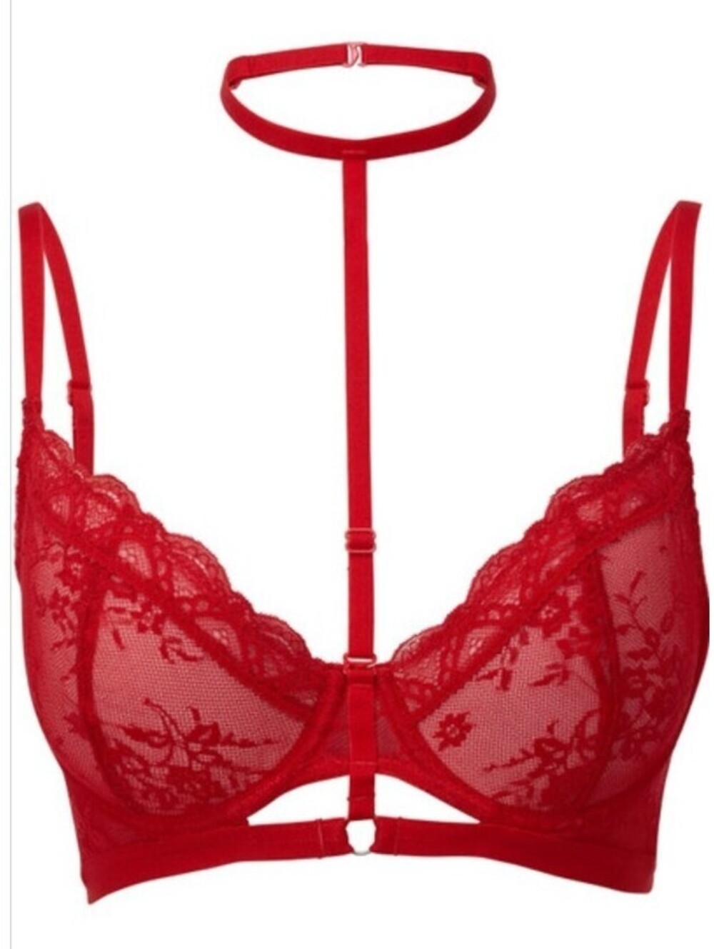 Killstar Blood Red Sheer Evil Bra Size 4XL NEW In Bag